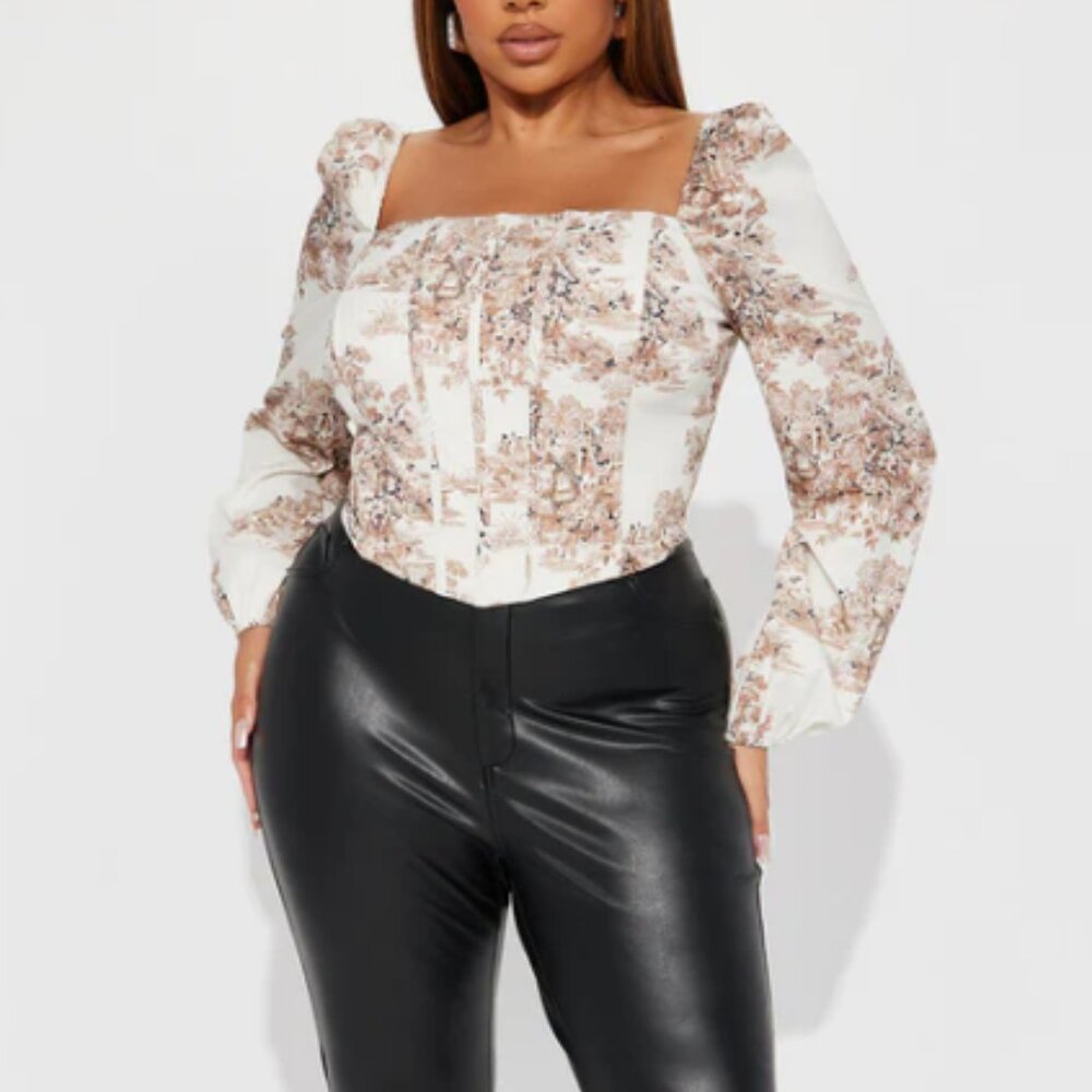 Floral Print Women's Top